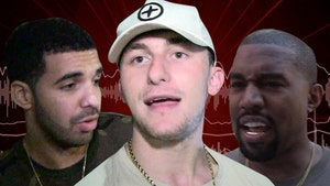 Johnny Manziel Thinks Kanye West Is Afraid of Drake