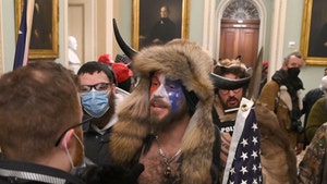 Man Wearing Horns with Face Paint During Capitol Siege Arrested