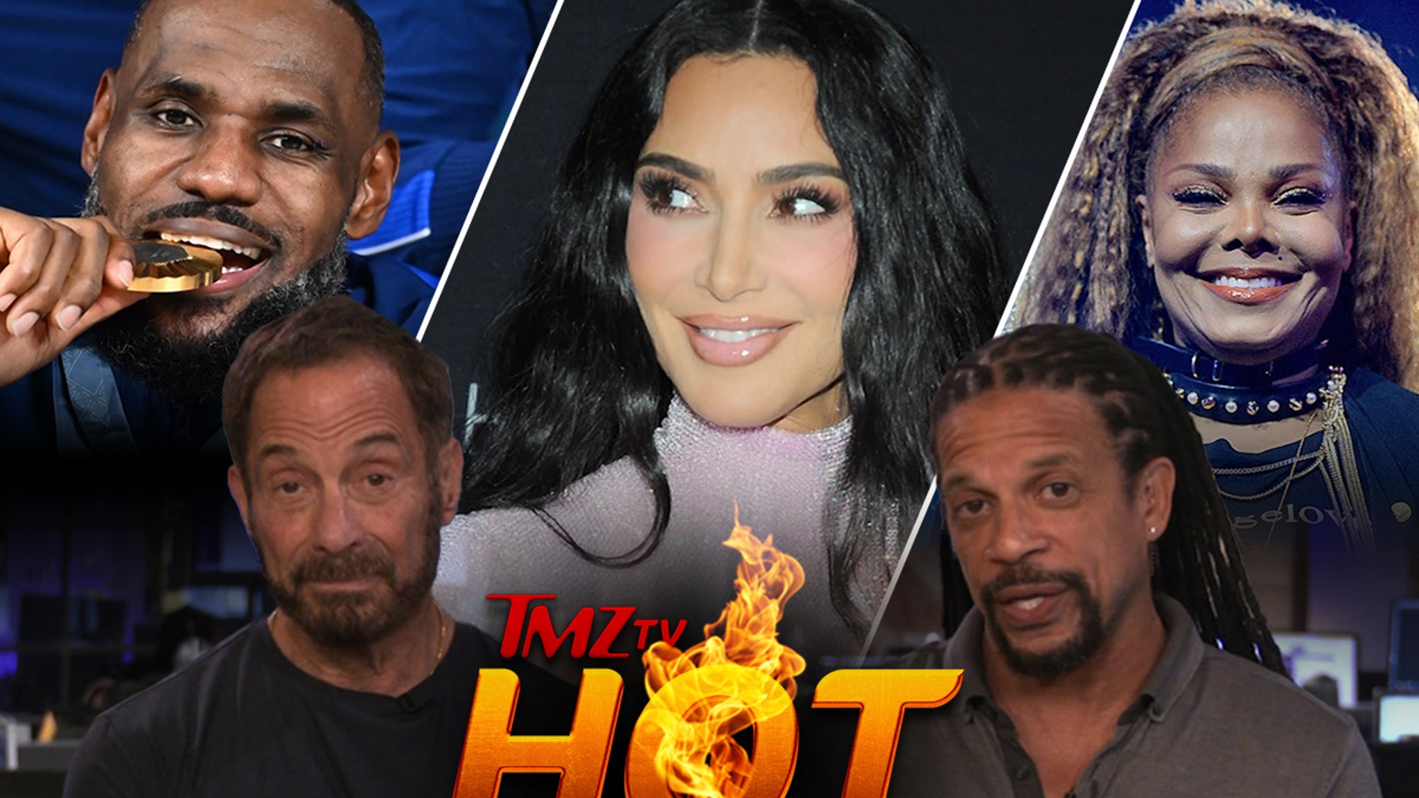 TMZ TV: opiniones de Janet Jackson, Kim Kardashian y LeBron James