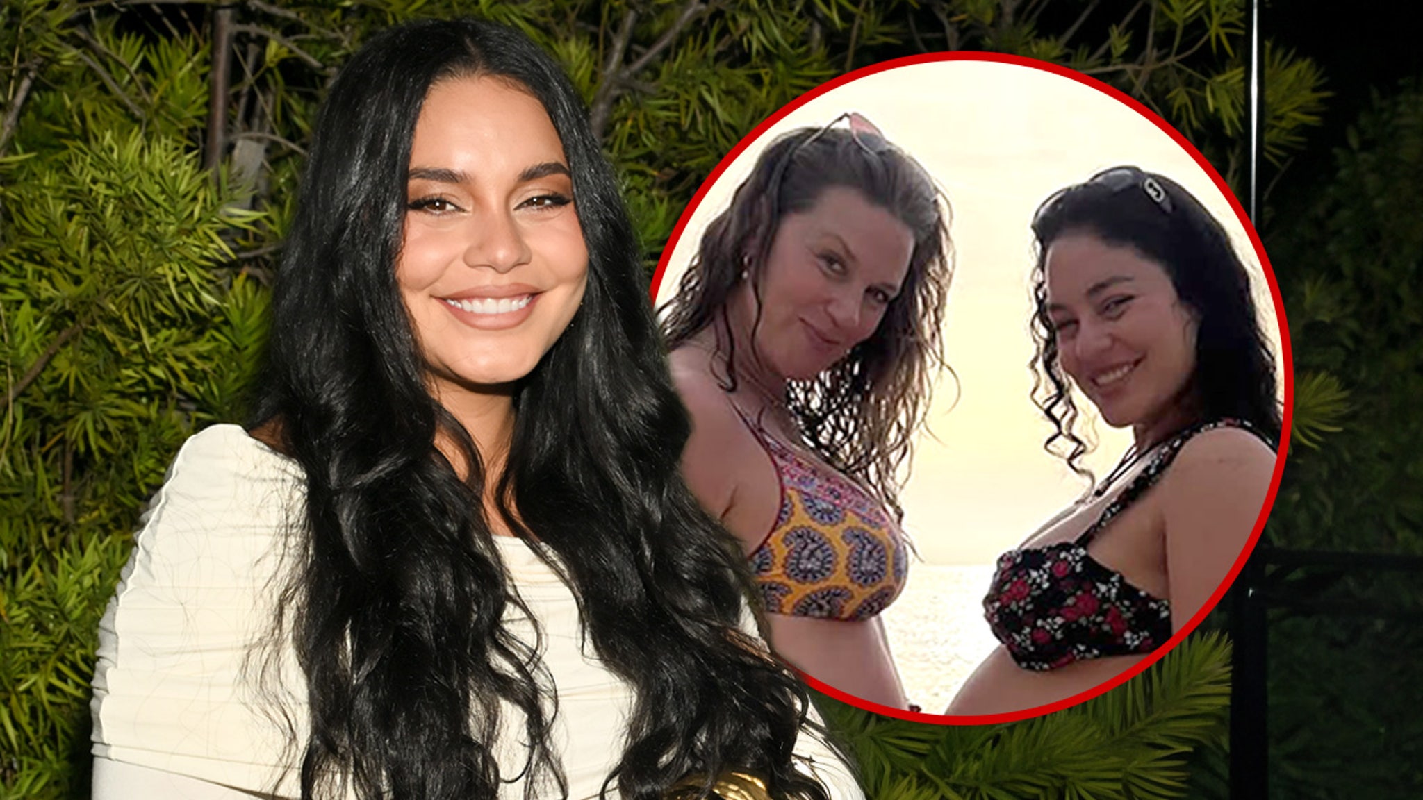 Vanessa Hudgens Shows Off Baby Bump in Bikini