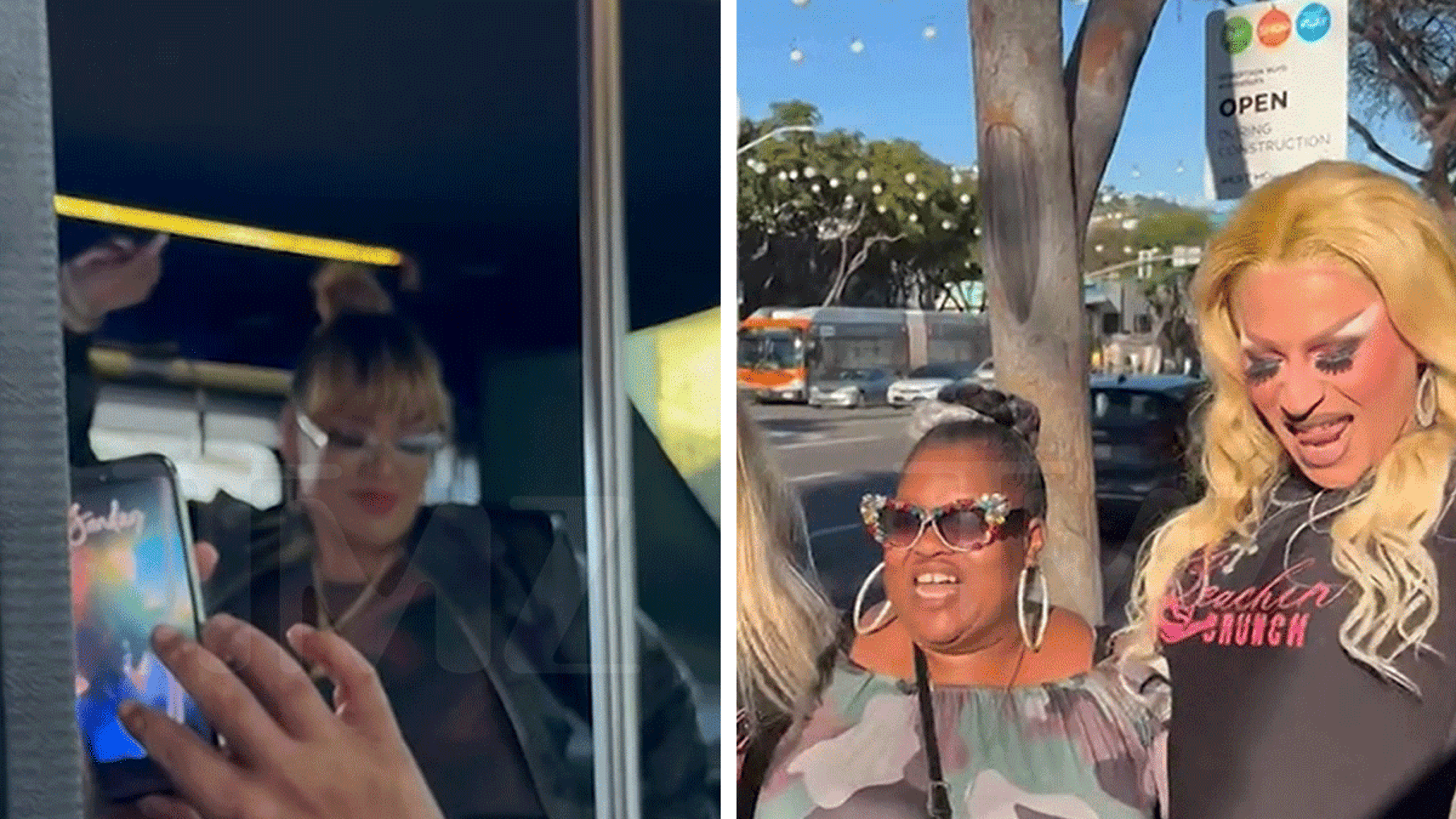 'TMZ Brunch Bus' Kicks Off 2026 With Radio Queen, Cece Valencia