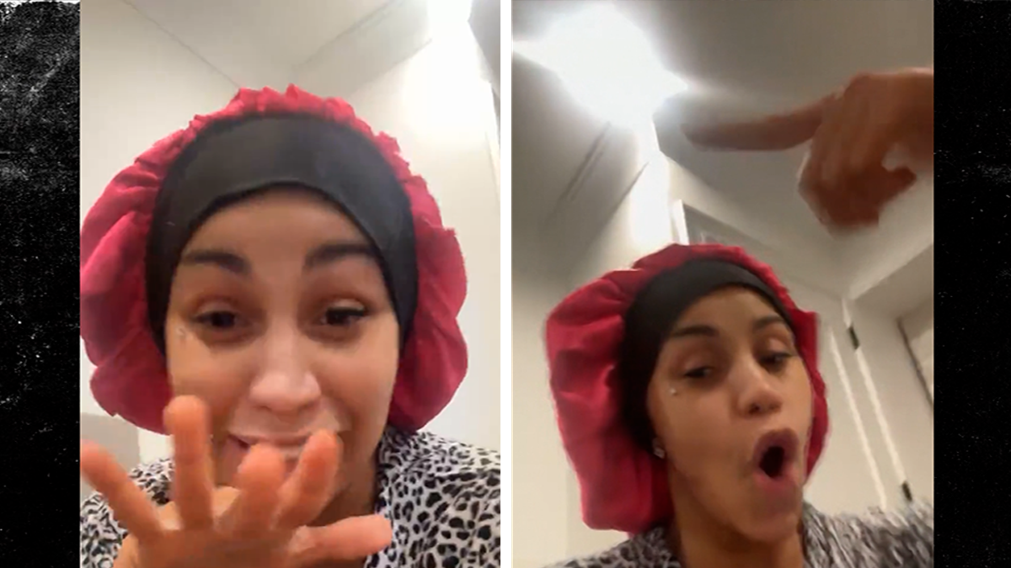CARDI B RUNS THROUGH HOUSE SCREAMING AFTER KNICKS WIN 'WE OUTSIDE!!!'
