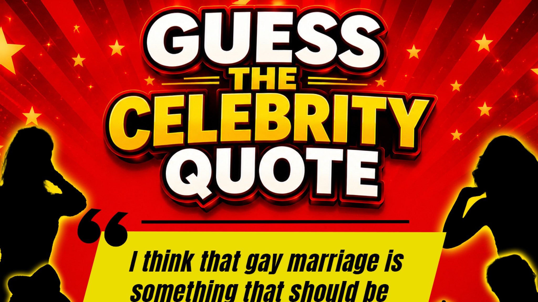 Guess The A-List Actor Who Weighed In On Gay Marriage