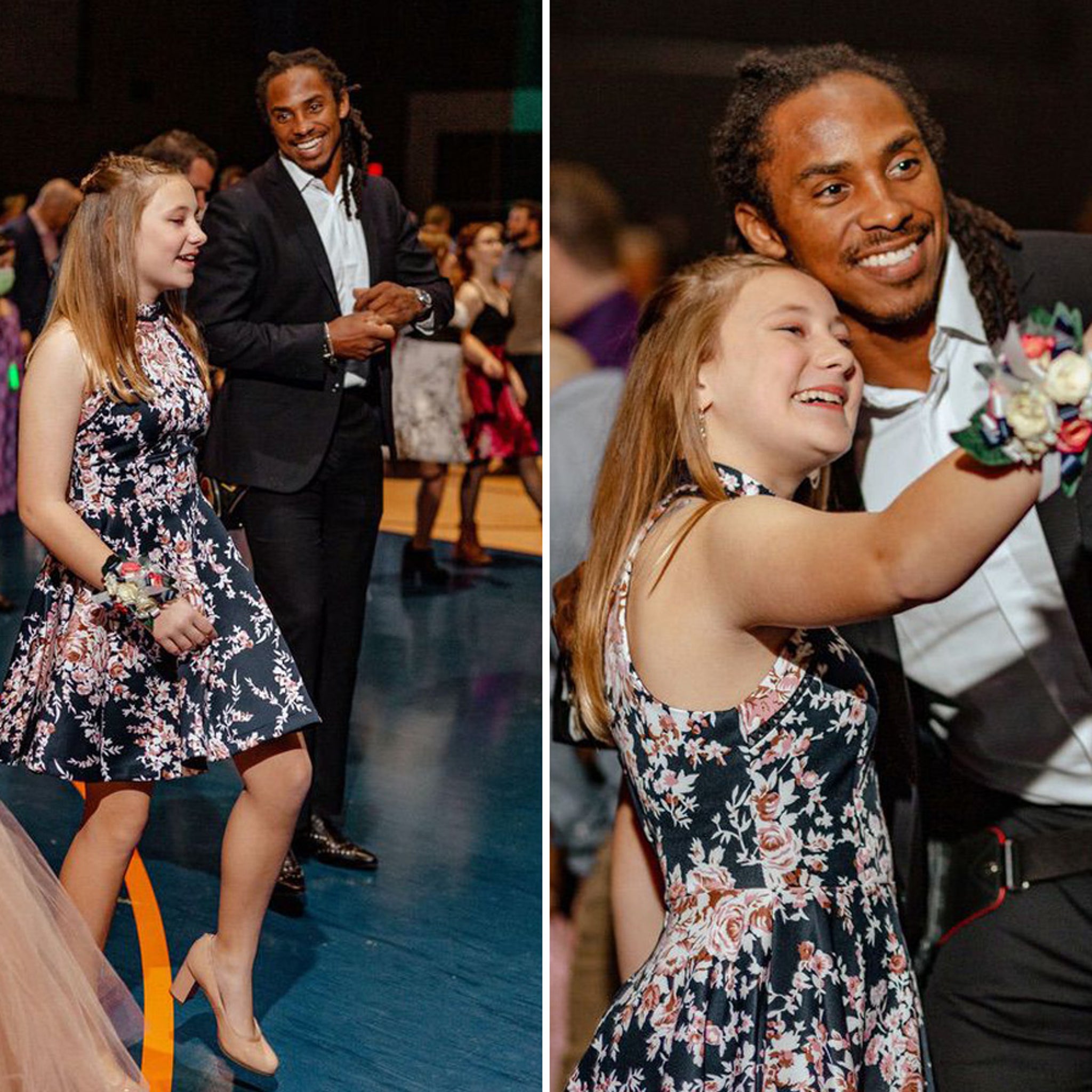 NFL Star Attends Father-Daughter Dance With Girl Who Recently Lost