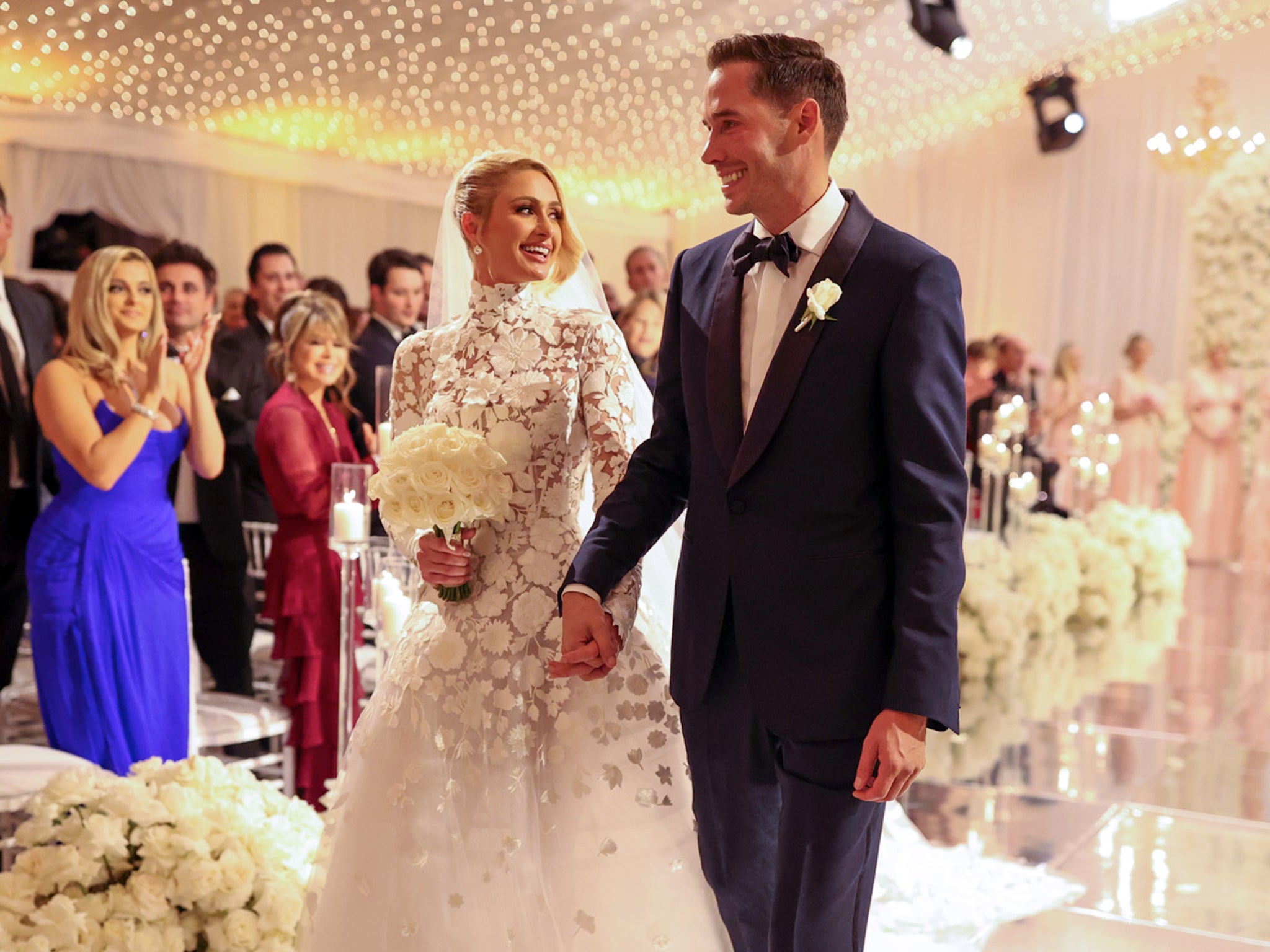 Photos Inside Paris Hilton's Wedding to Carter Reum, Dancing, Kim K and  More!