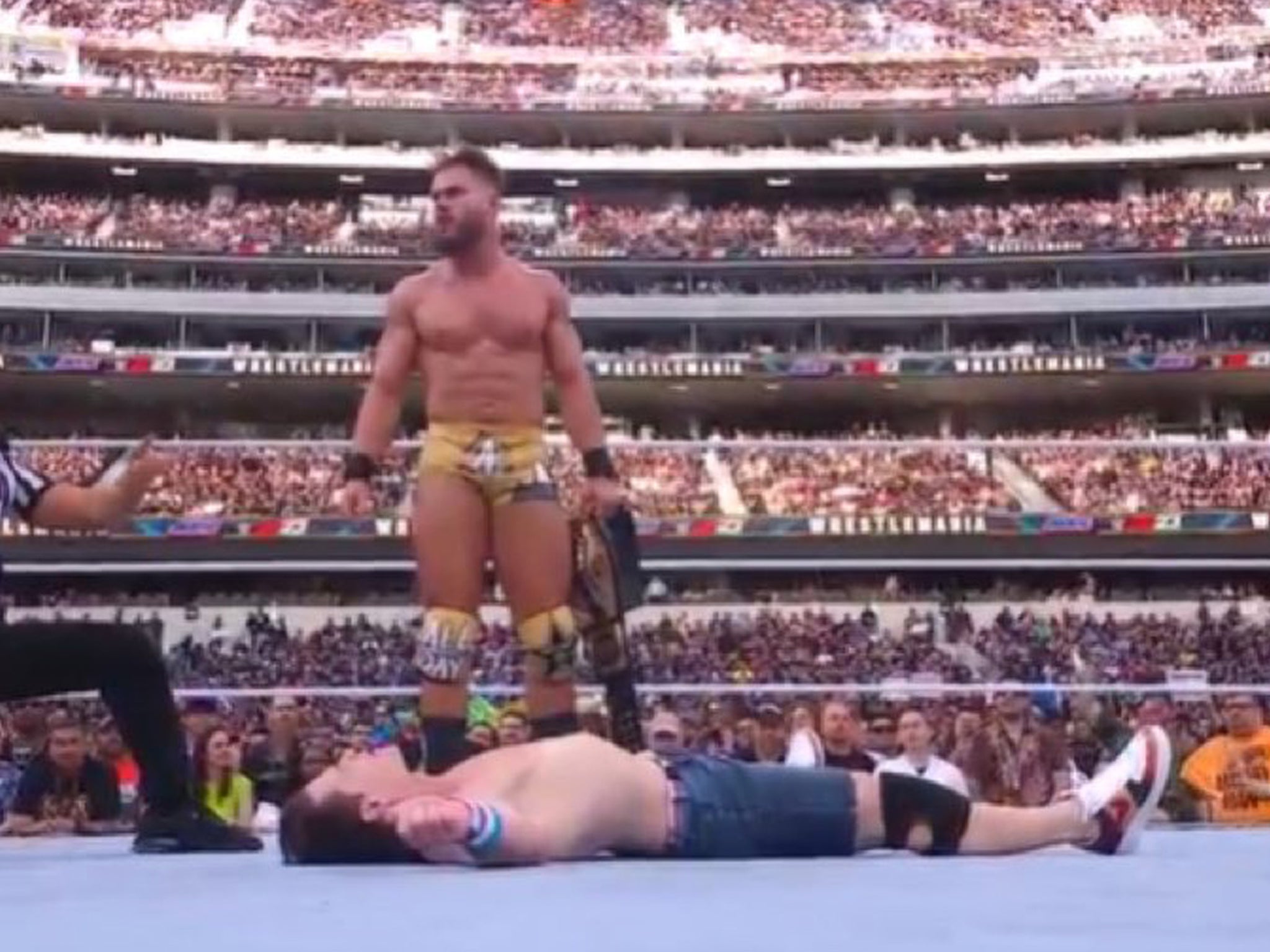 John Cena Xnxxcom - John Cena Loses To Austin Theory At WrestleMania 39