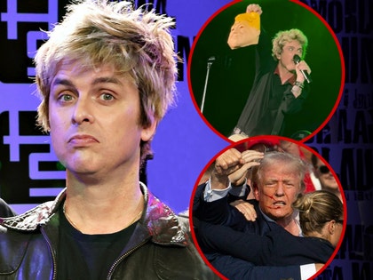 Billy Joe Armstrong donald trump mask