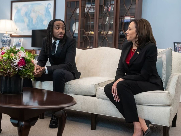 Quavo Meets with Kamala Harris at White House