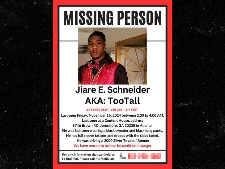 Jiare e Schneider Tootall Missing Person Flyer 1