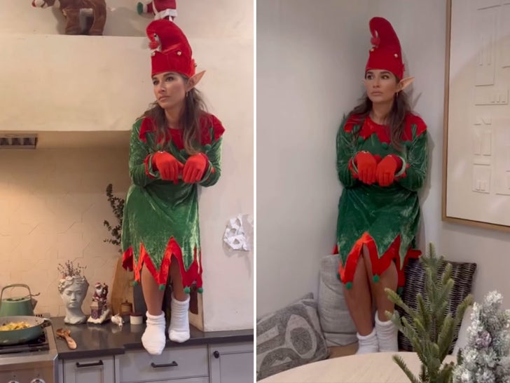 Jessie James Decker Is This Year's Baddest Elf On A Shelf!