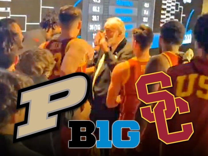 Logotipo da USC Trojans, Purdue Boilermakers, Big Ten Fight x 2