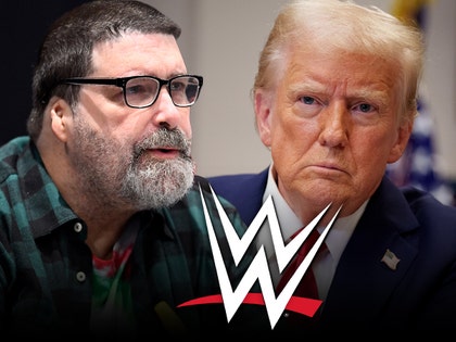 mick foley and donald trump wwe getty 1