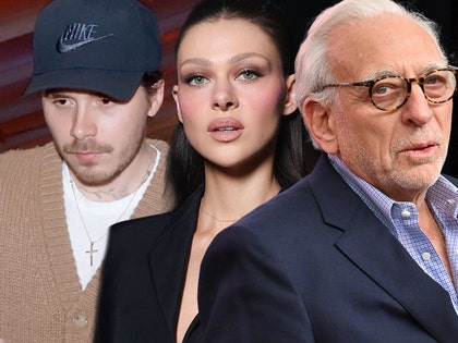 brookyln beckham, nicola peltz, and Nelson peltz getty