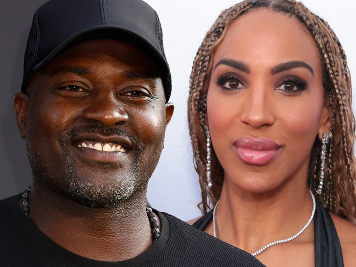 marcellus wiley smiling, and annemarie wiley getty