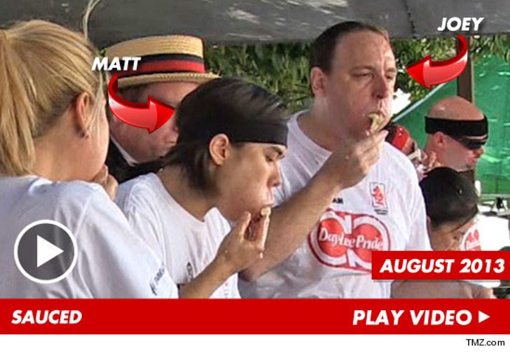 Joey Chestnut DEFENDS RIB TITLE -- Rebounds After Crushing Gyoza :: 090313-joey-chestnut-gyoza-launch-v3-3