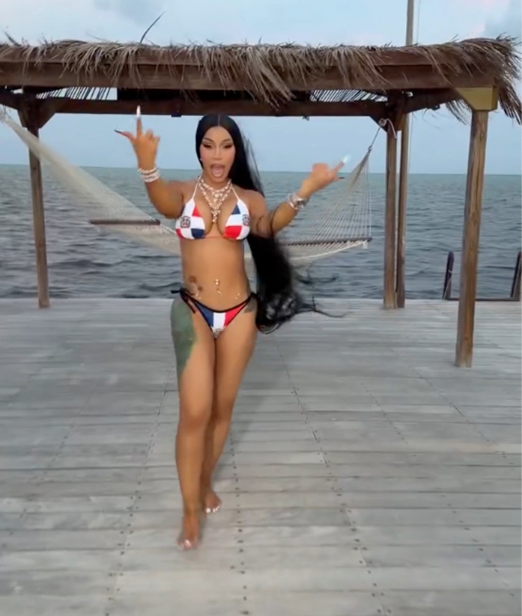 Cardi B Flaunts Bikini Bod 2