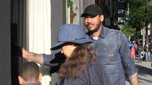 Carmelo and La La Anthony's Mother's Day Dinner Together (VIDEO)