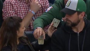 Danica Patrick Fan Buys Her A Drink Right In Front Of Aaron Rodgers