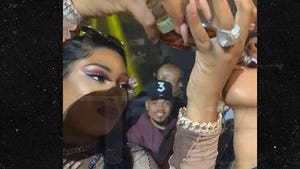 Chance the Rapper & His Wife Take Shots with Megan Thee Stallion