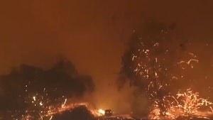 Northern California Wildfires Engulf Roads as Driver Perilously Tries to Escape