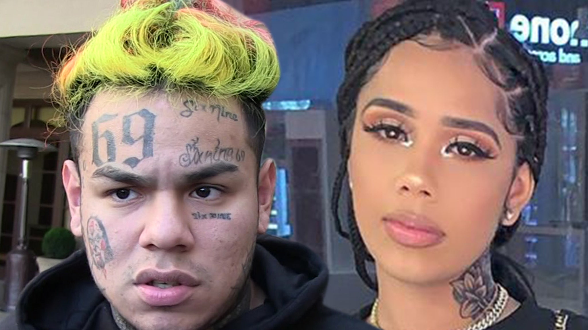 6ix9ine's Baby Mama Fears His Beefs Put Their Daughter in Danger - TMZ