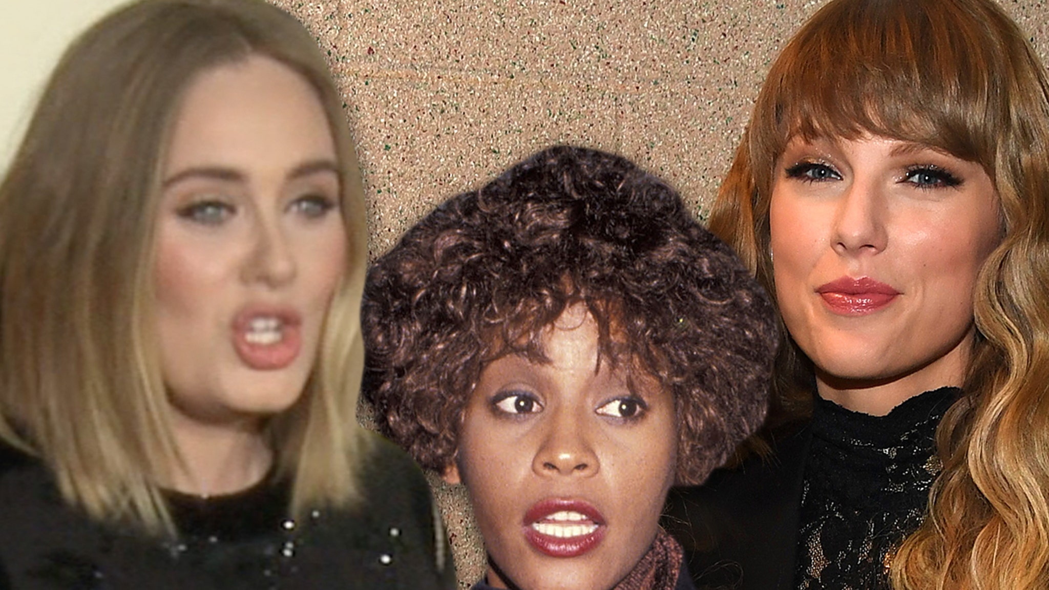 Adele Roped Into Whitney Houston & Taylor Swift Debate, Who's Better? - TMZ