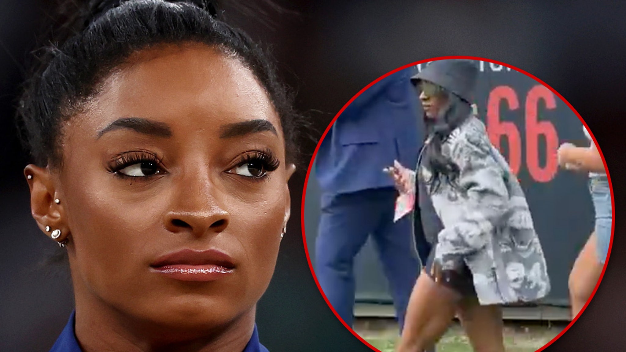 Simone Biles Wears Green Bay Packers Jacket to Bears Game, Roasted Online