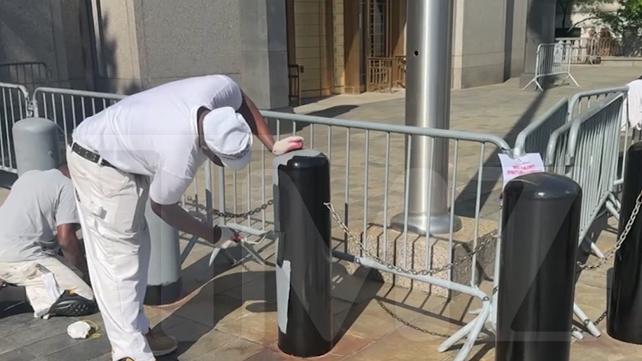 Diddy Courthouse Gets Fresh Paint As Global Attention Mounts Amid Trial