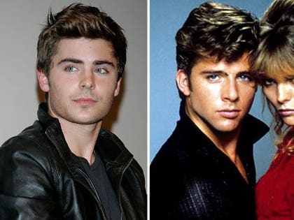 Zac Efron and Maxwell Caulfield