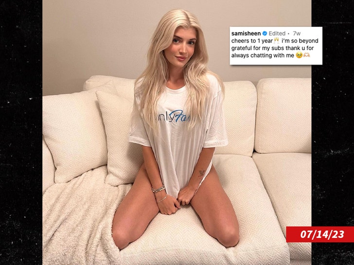 Le ton modifié de Charlie Sheen sur les OnlyFans de sa fille Sami, déclare Denise Richards