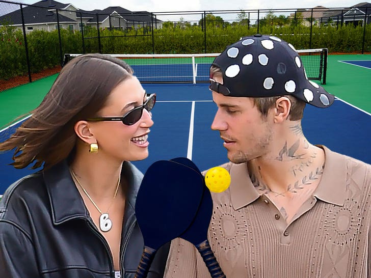 Justin bieber hailey pickleball getty comp
