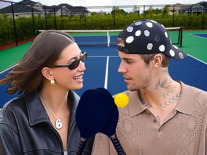 Justin bieber hailey pickleball getty comp
