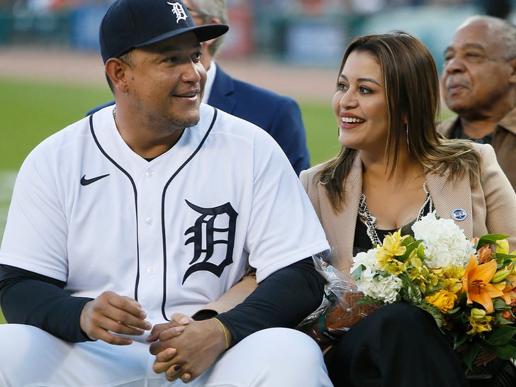 Miguel Cabrera and Rosangel Cabrera Happier Times