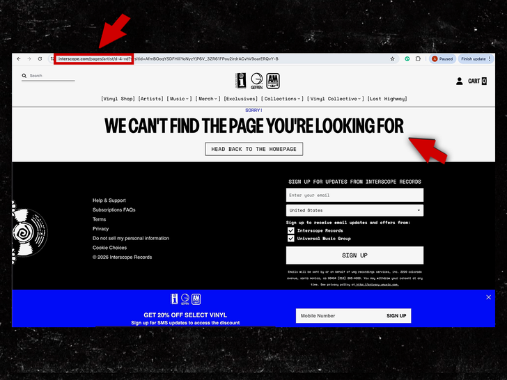 interscope records d4vd 2