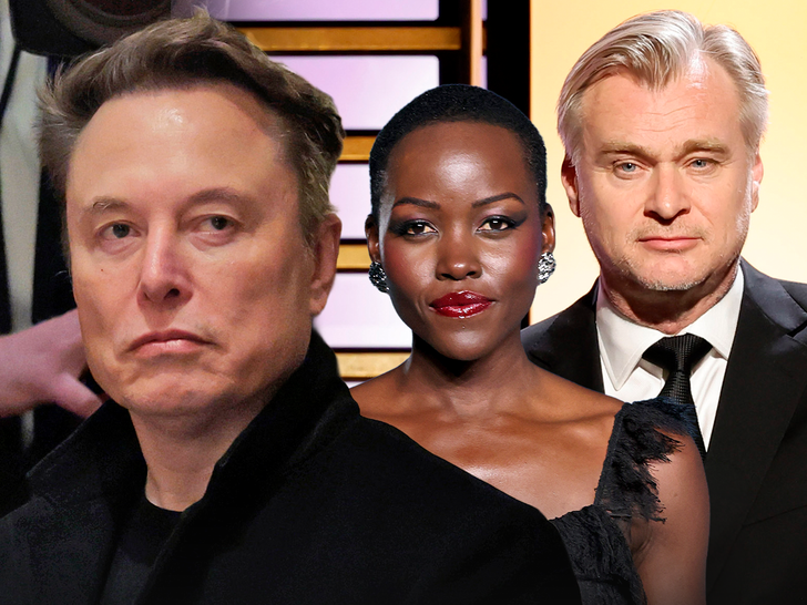 main elon musk christopher nolan Lupita Nyong'o getty