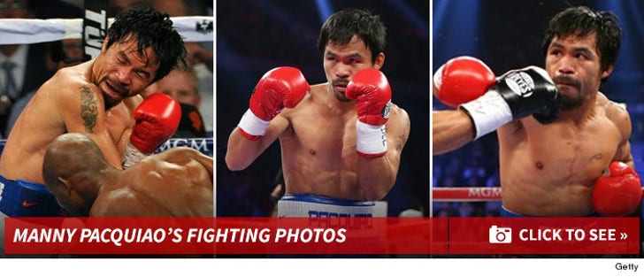 Manny Pacquiao's Fighting Photos