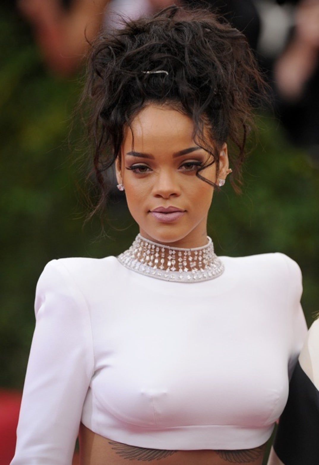 sheer dress no bra Rihanna's Sheer Style -- Celebrate No Bra Day With Her Hottest Photos!