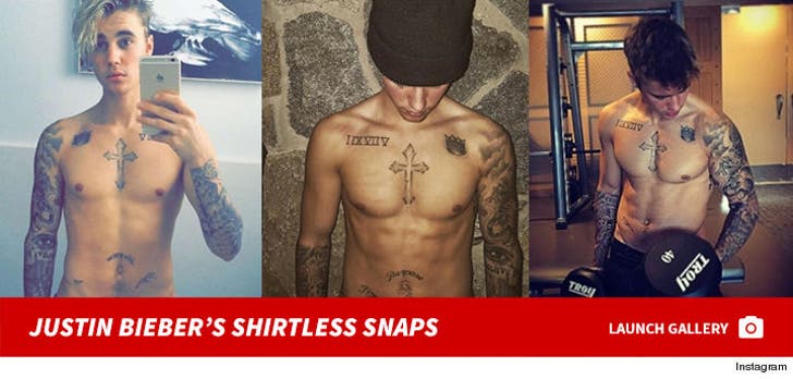 Justin Bieber's Shirtless Shots