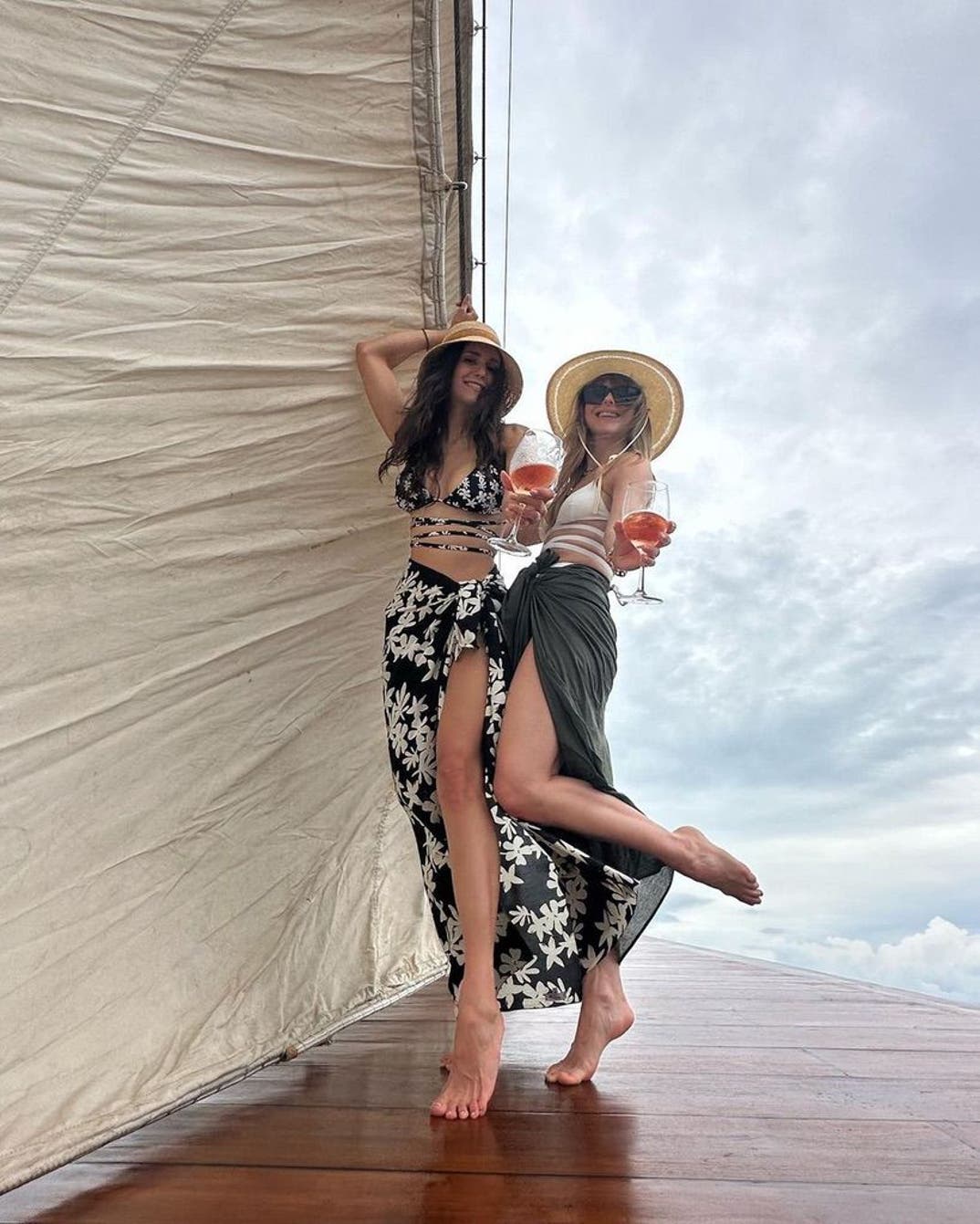 Nina Dobrev and Julianne Hough