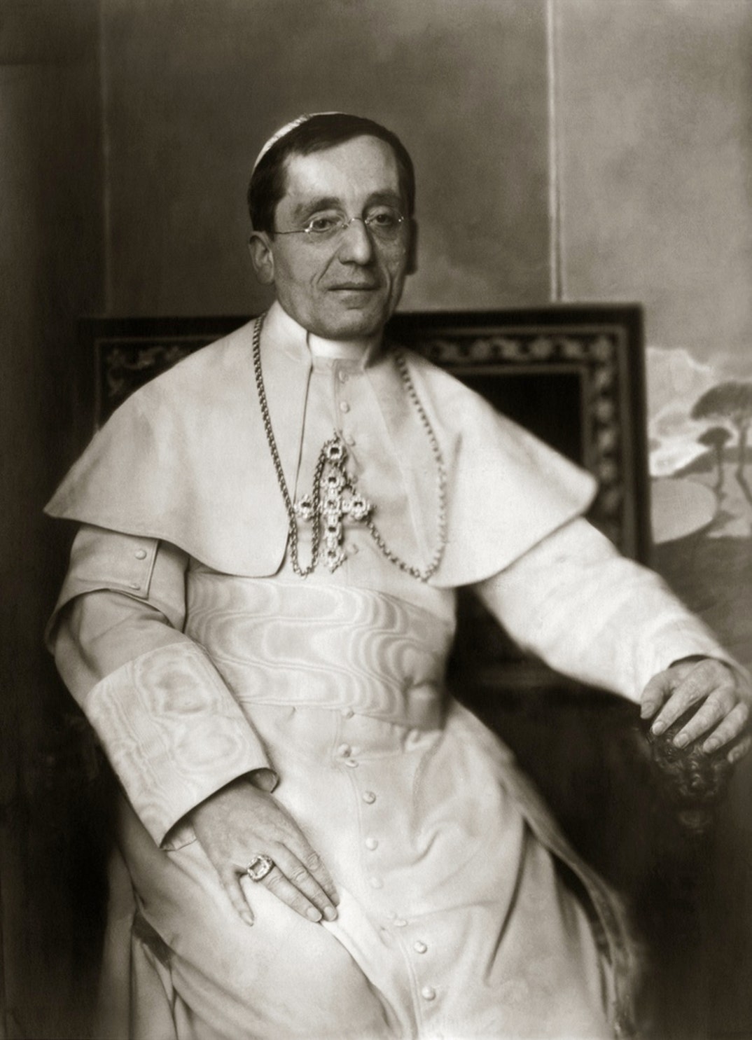 Born in November 1854 as Giacomo Paolo Giovanni Battista della Chiesa, he served as pope during World War I, calling it 