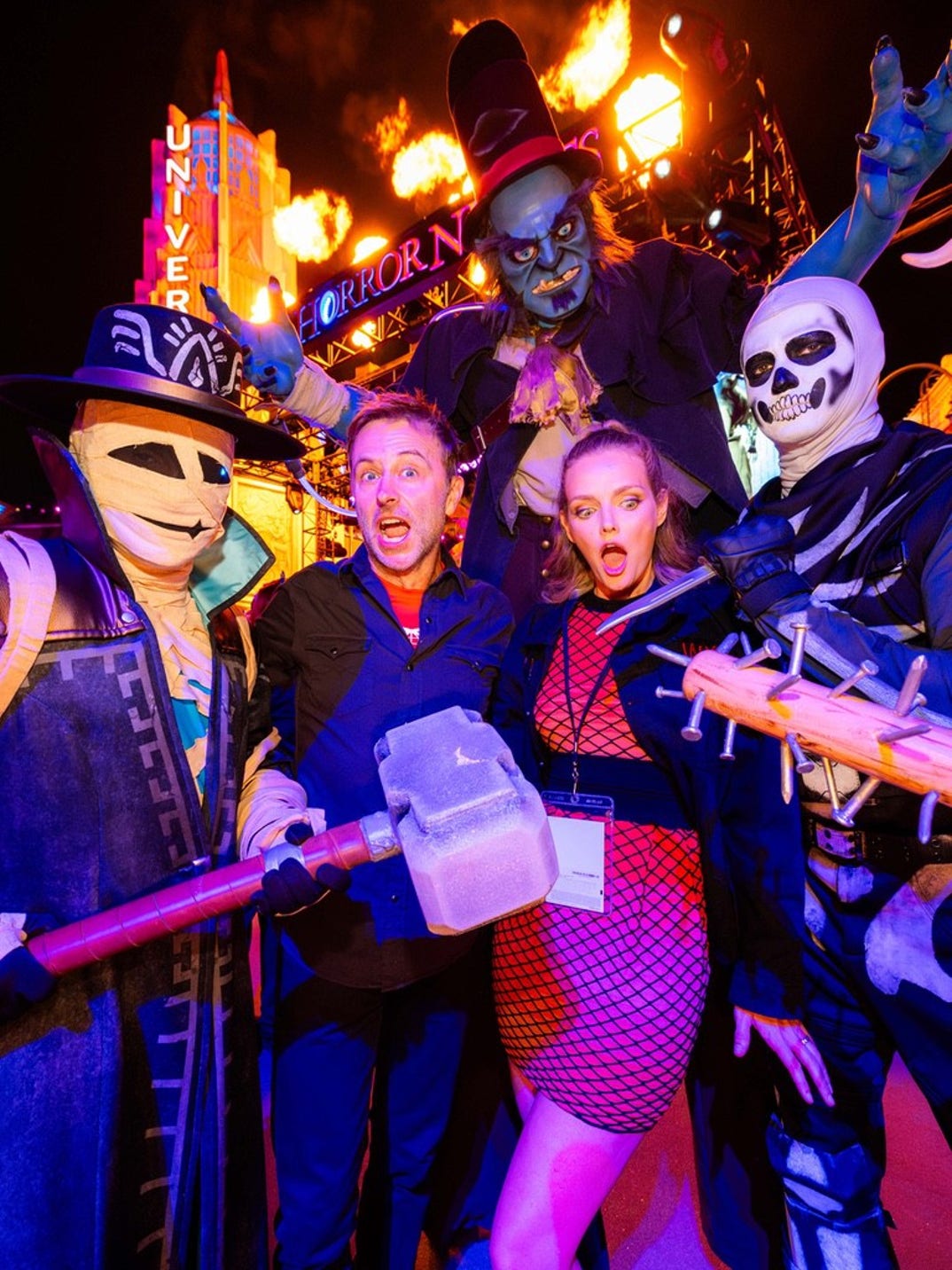 Chris Hardwick and Lydia Hearst
