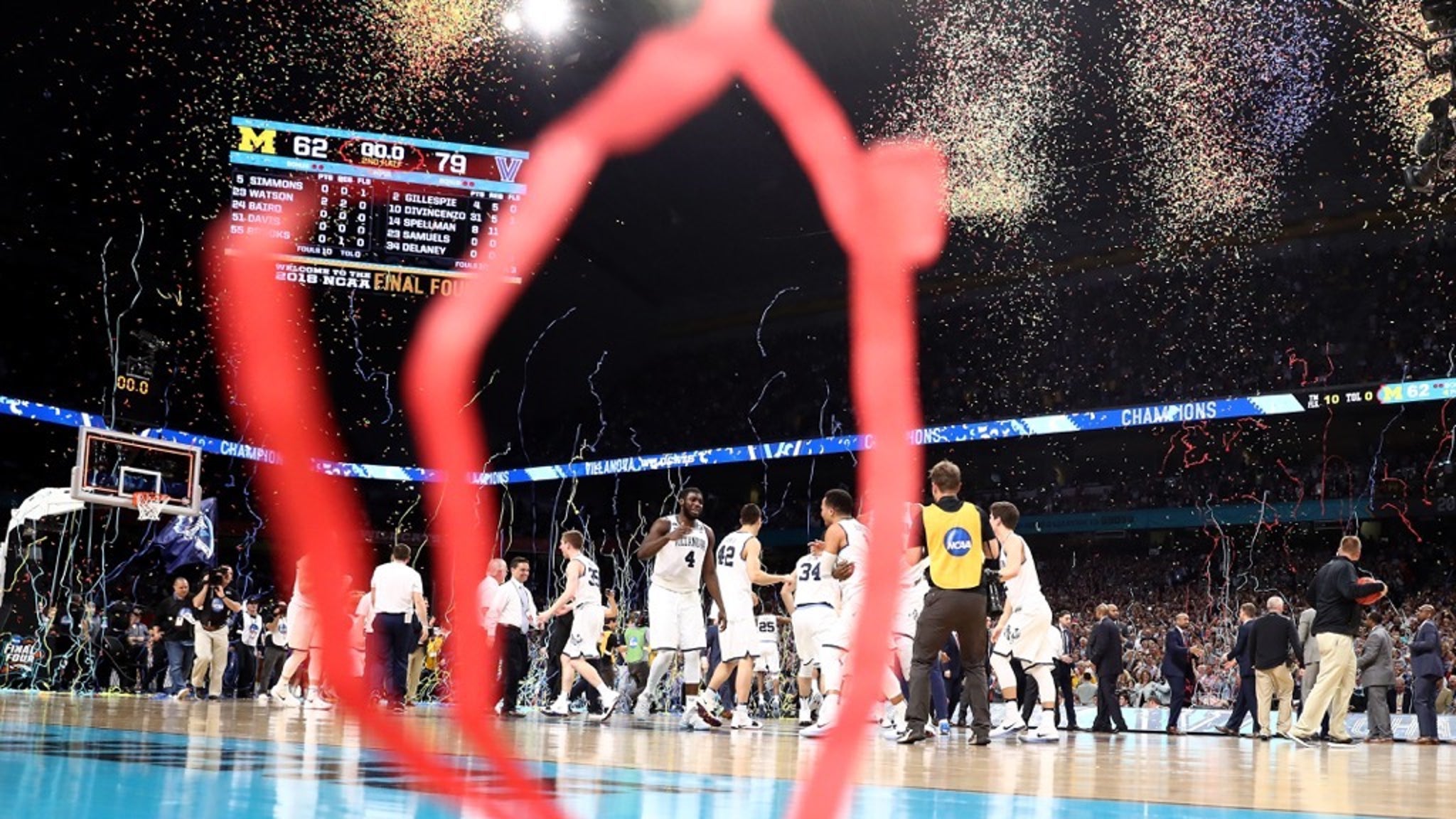 Villanova Celebration Shots