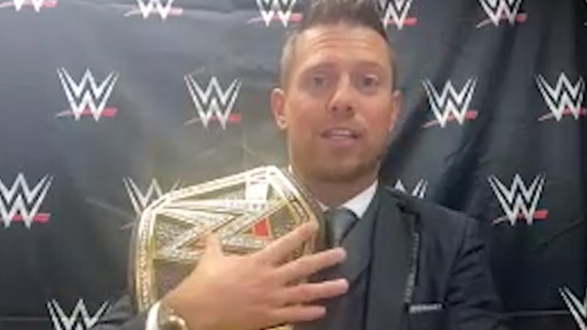 The Miz says it belongs to Monte.  WWE Rushmore with Hulk Hogan and John Cena