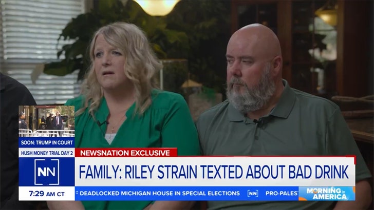 Riley Strain's Mom Says He Told Her His Drink Tasted Funny Before Death