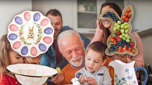 Family Celebrating Easter Surrounded By Baking And Brunch Deals From Amazon