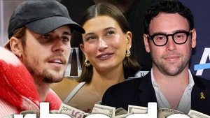 justin bieber scooter braun hailey bieber rhode getty 1