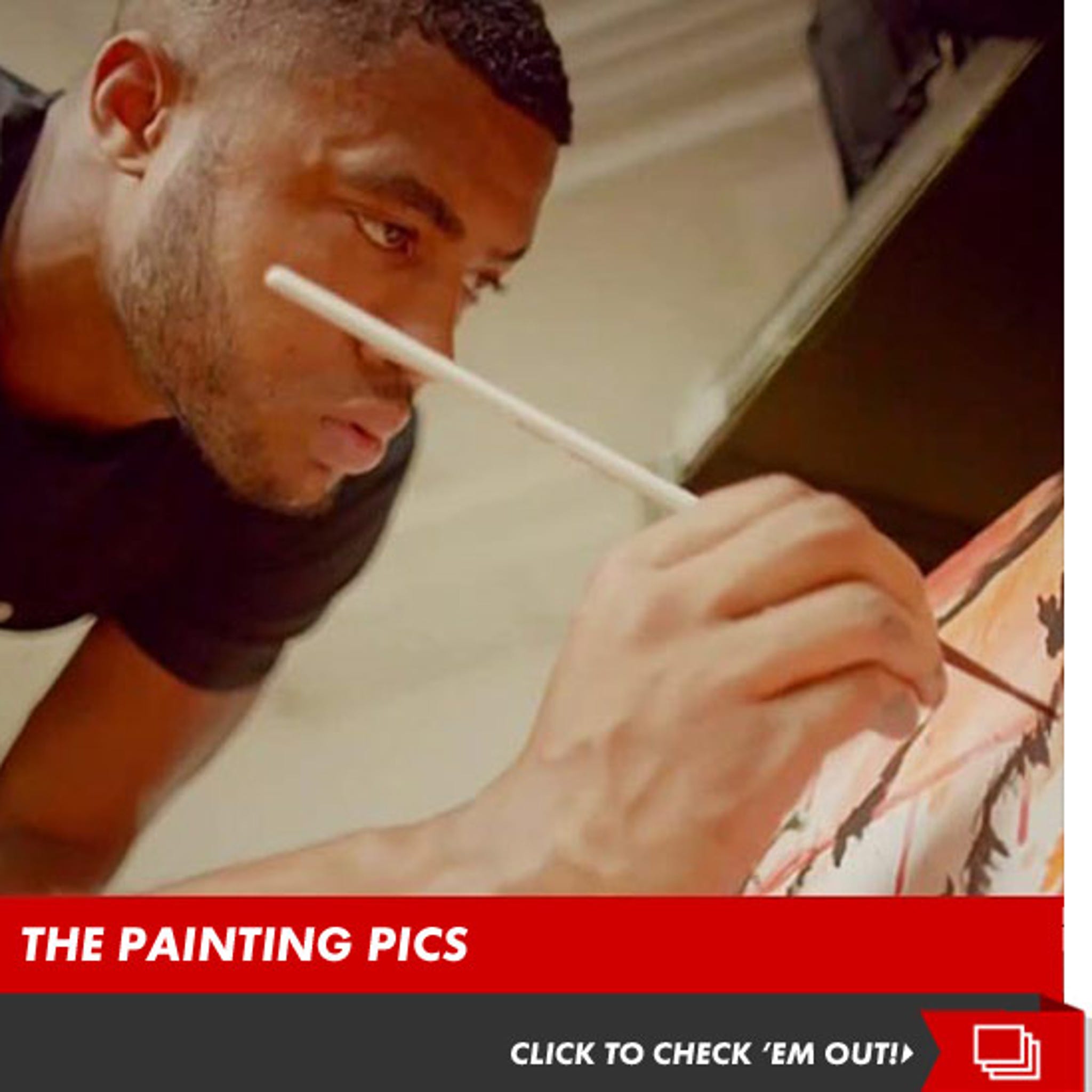 Linebacker Aaron Maybin -- Art Business Is BOOMING After 'Hard