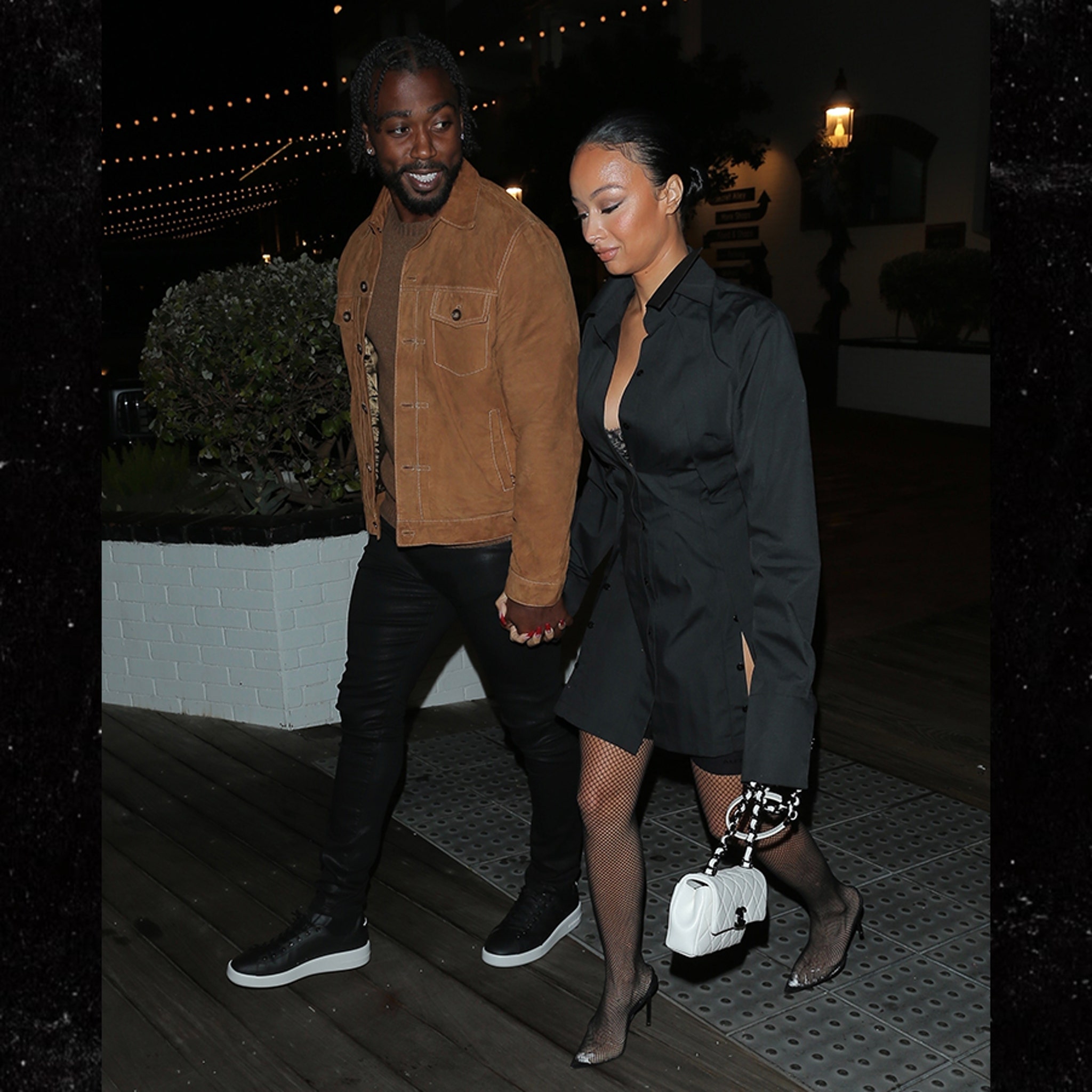 Draya Michele mit rätselhafter, Freund Tyrod Taylor 