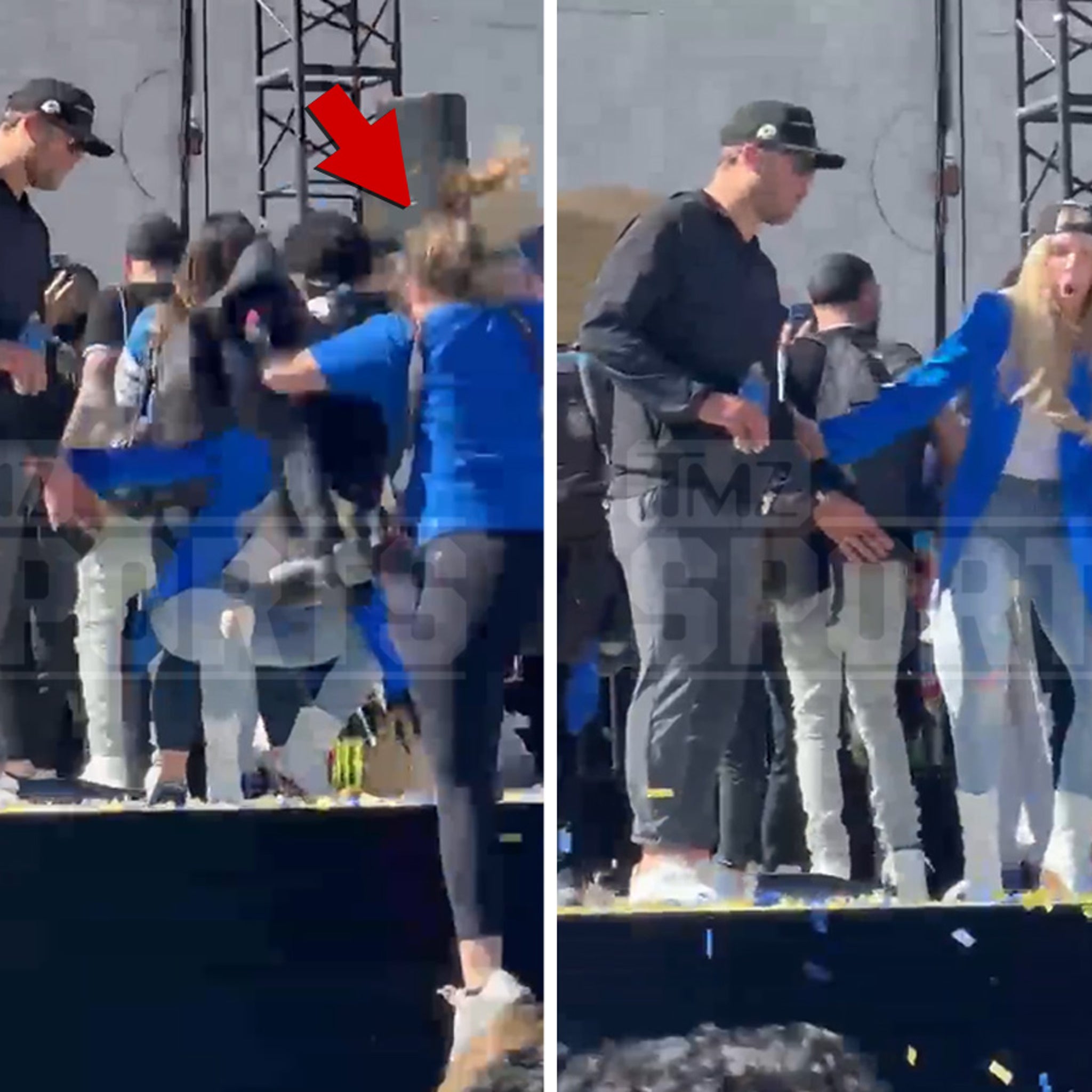 GoFundMe Created To Help NFL Photographer Who Fractured Her Spine After Matt  Stafford Ignored Her Scary Fall During Super Bowl Parade