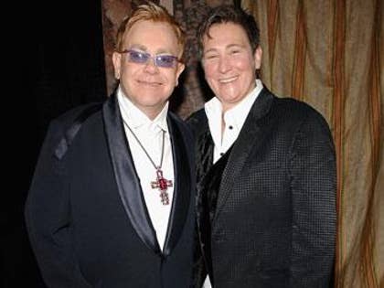 Elton John and k.d